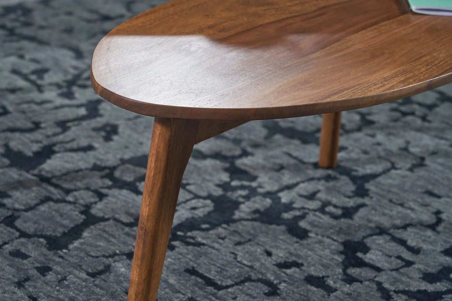 Solid Sheesham Wood Coffee Table Set of Two