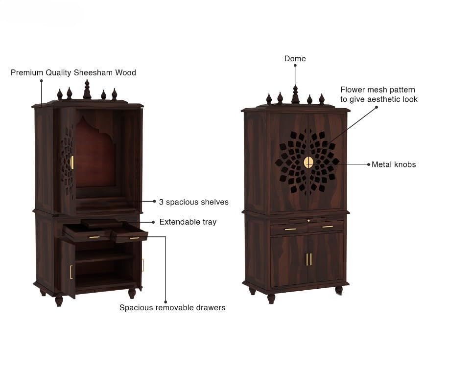 5.8 Feet Long Bhagvti Temple