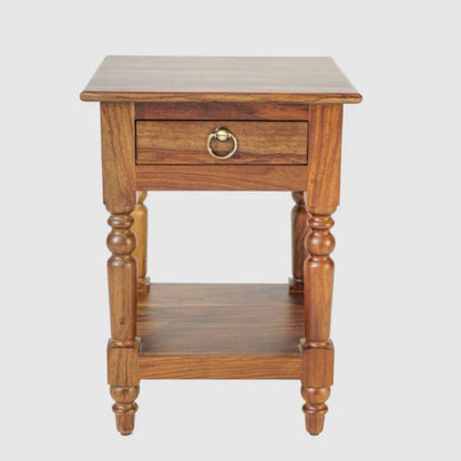 Nightstand Lamp Table with Drawer