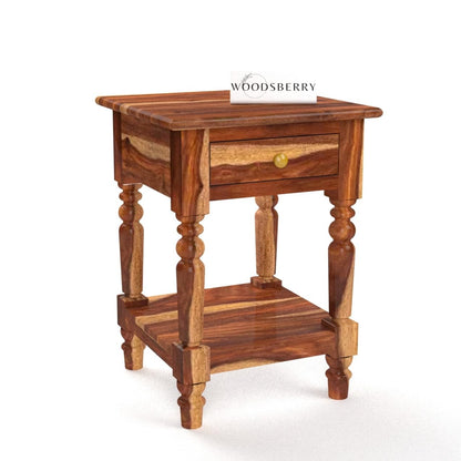 Nightstand Lamp Table with Drawer