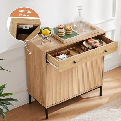 Dakota Kitchen Cabinet With Iron Legs